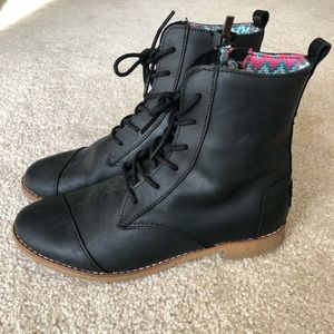 Toms Leather Booties